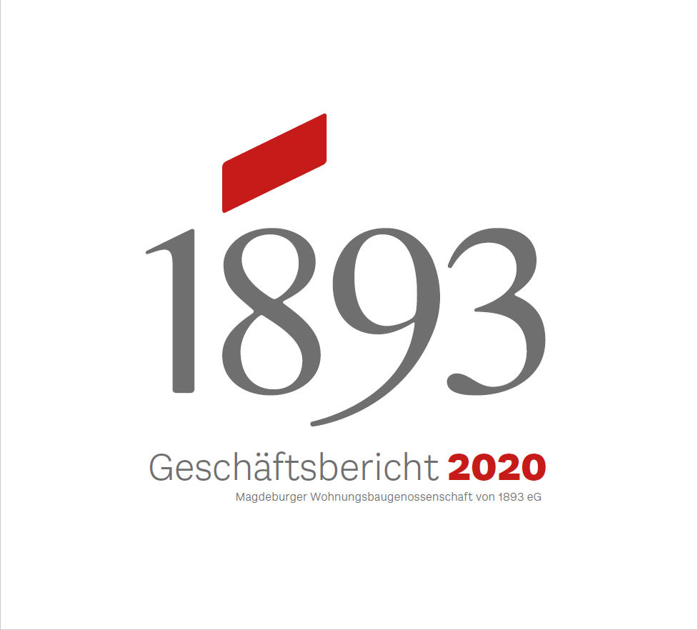 Titelblatt Geschäftsbericht der 1893 eG 2020