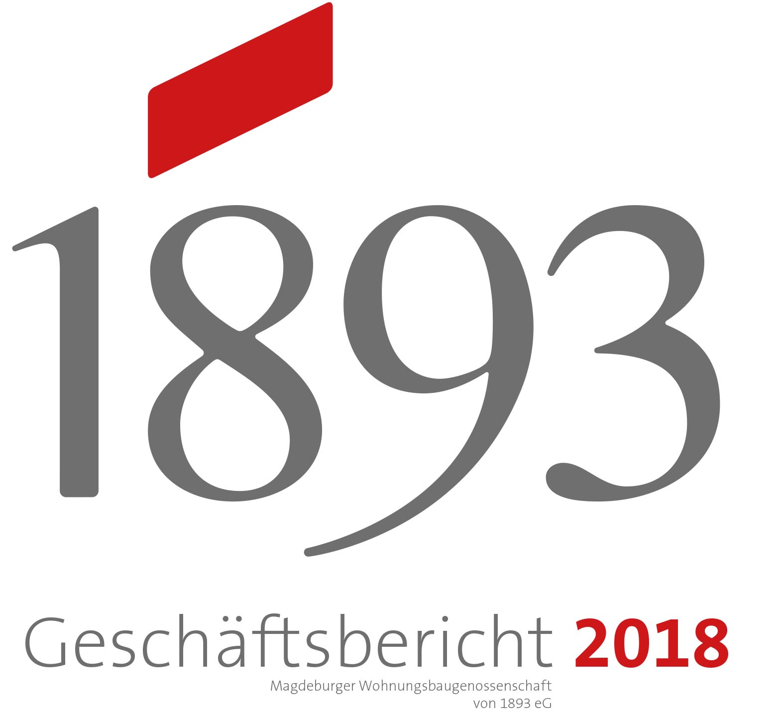 Titelblatt Geschäftsbericht der 1893 eG 2018